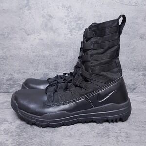 NIKE SFB Gen 2 8"Tactical Boots‎ Leather Mens Size 12 Black Combat